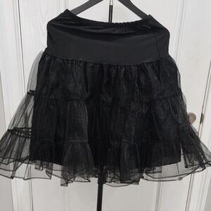 3 Layer black Crinolin